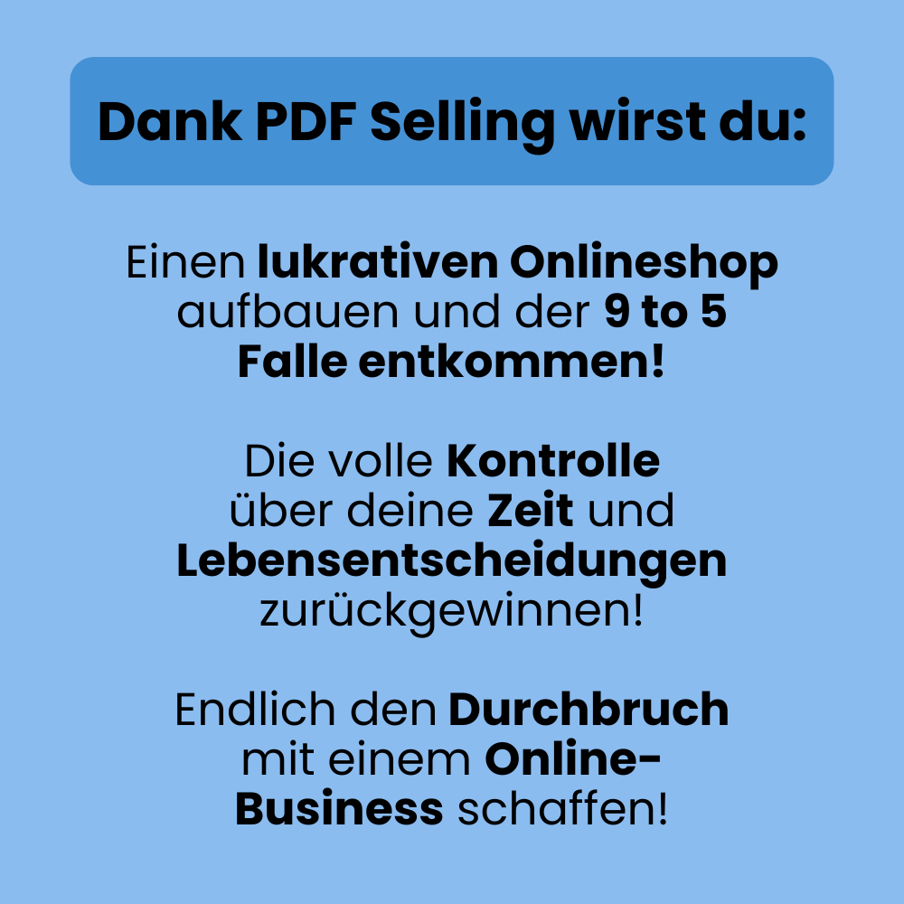 Wie du innerhalb von 90 Tagen 10.000 € im Monat mit dem Verkauf eines simplen PDFs verdienst