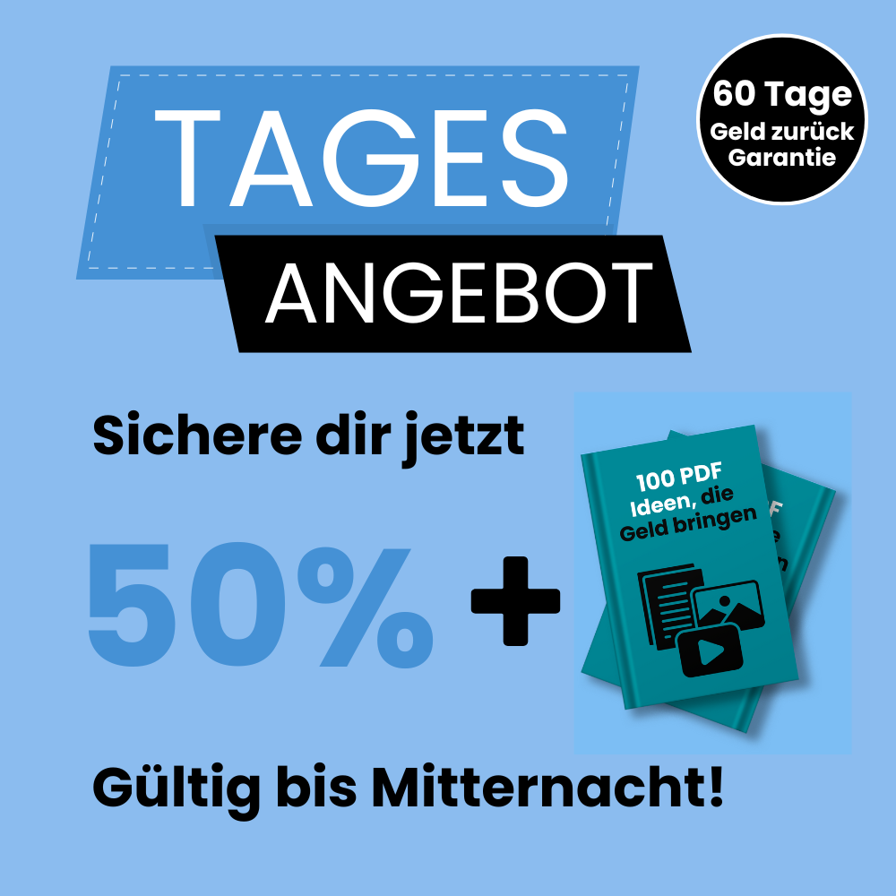 Wie du innerhalb von 90 Tagen 10.000 € im Monat mit dem Verkauf eines simplen PDFs verdienst