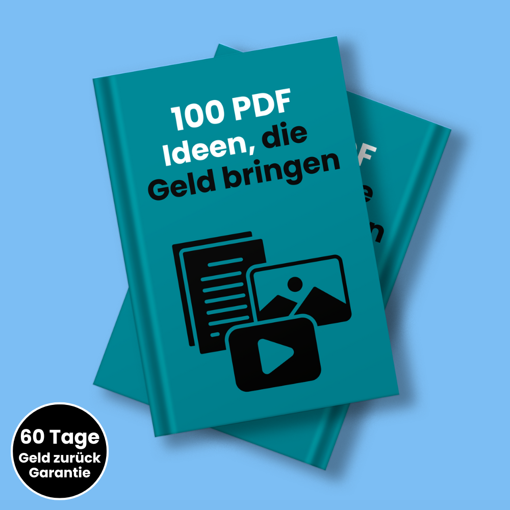 100 PDF-Ideen, die Geld bringen