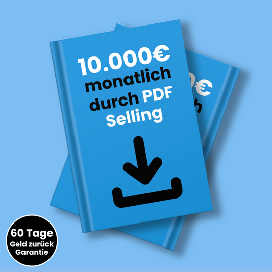Verkaufe ein simples PDF und werde endlich finanziell frei!