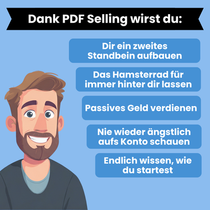 Verkaufe ein simples PDF und werde endlich finanziell frei!