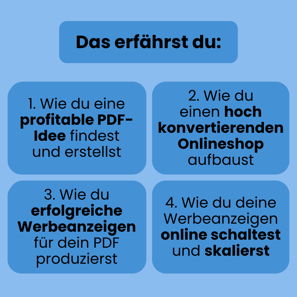 Wie du innerhalb von 90 Tagen 10.000 € im Monat mit dem Verkauf eines simplen PDFs verdienst
