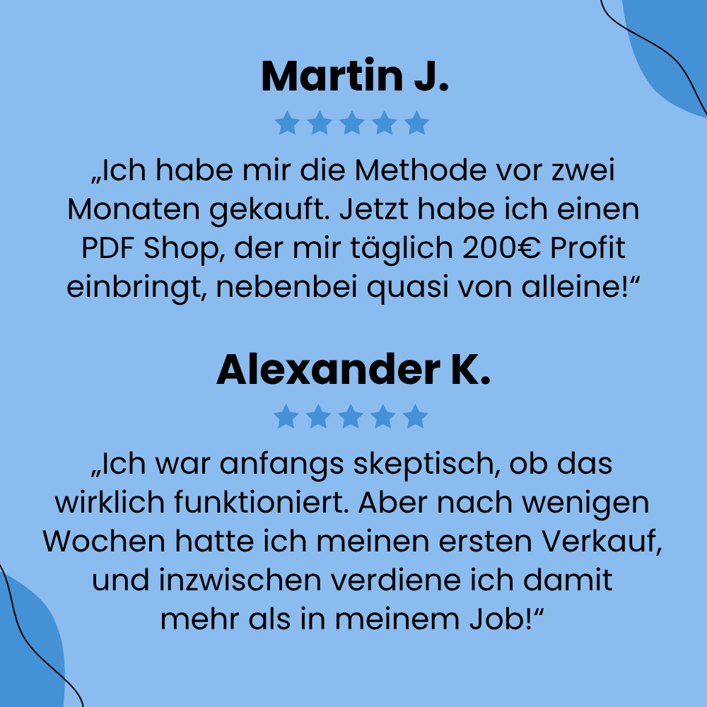 Verkaufe ein simples PDF und werde endlich finanziell frei!